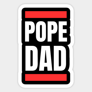 Pope-Dad Sticker